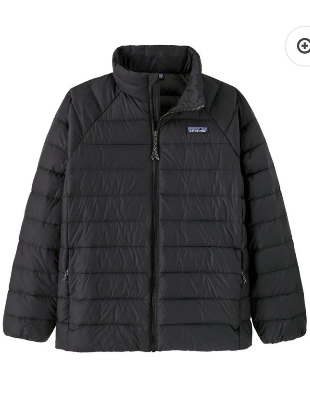 Patagonia Kid's Down Sweater In Black